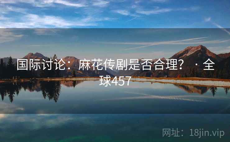 国际讨论：麻花传剧是否合理？ · 全球457
